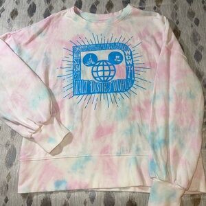 Women’s Disney tie die sweater